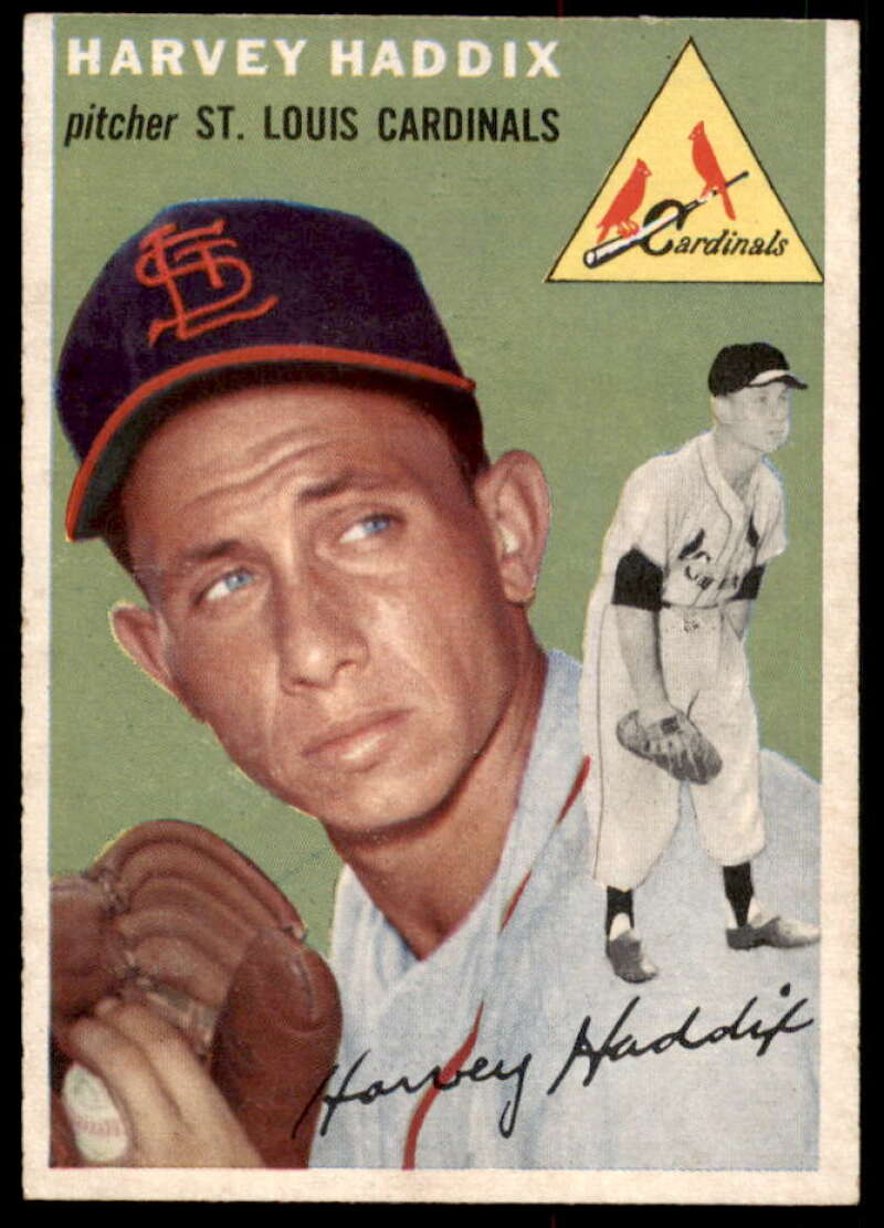 Harvey Haddix Card 1954 Topps #9  Image 1