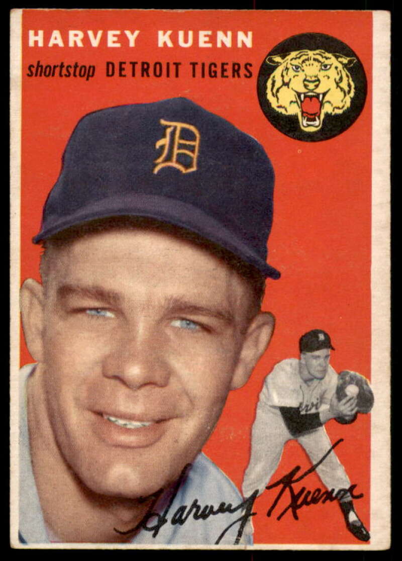 Harvey Kuenn Rookie Card 1954 Topps #25  Image 1