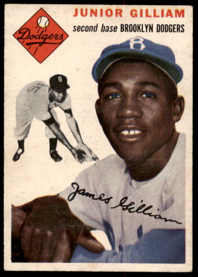 Junior Gilliam Card 1954 Topps #35  Image 1