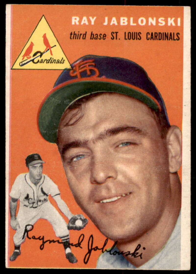 Ray Jablonski Card 1954 Topps #26  Image 1