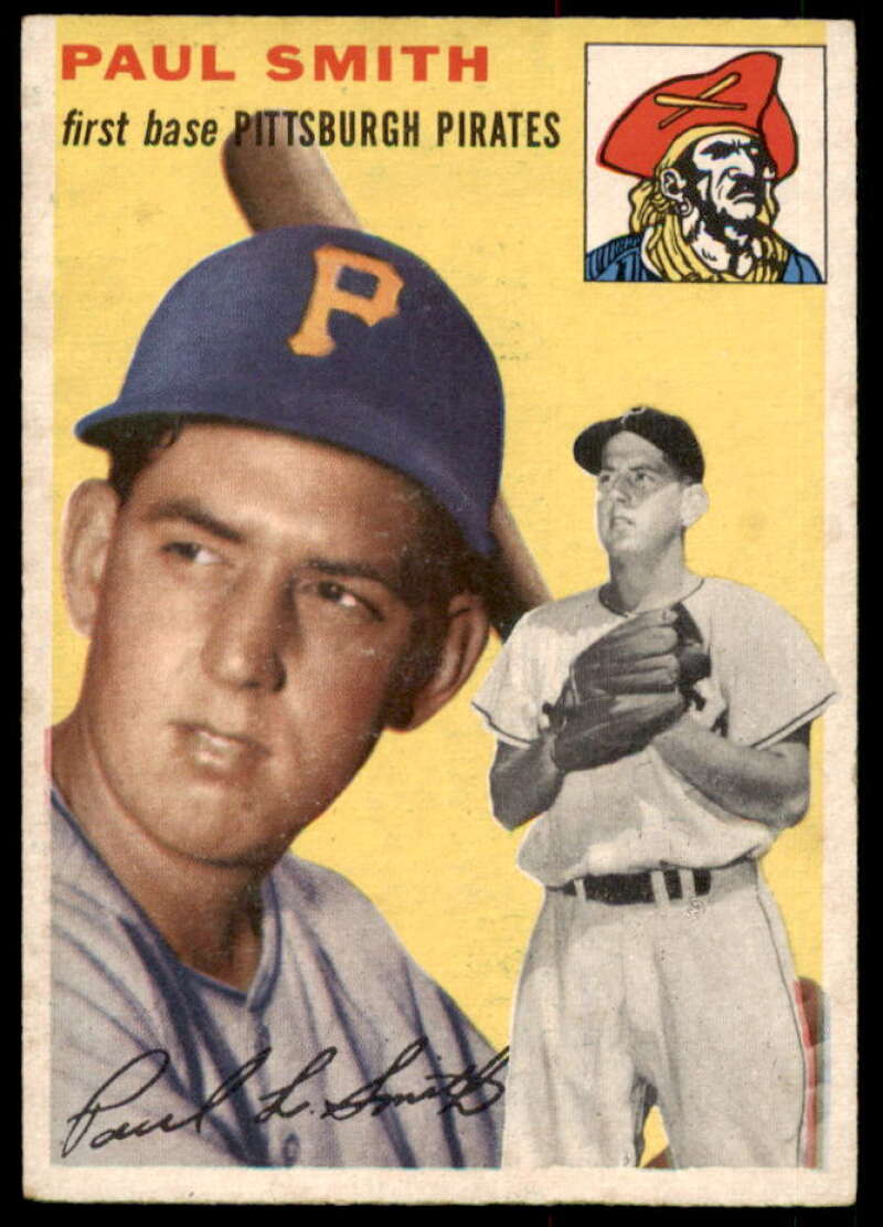 Paul Leslie Smith Rookie Card 1954 Topps #11  Image 1