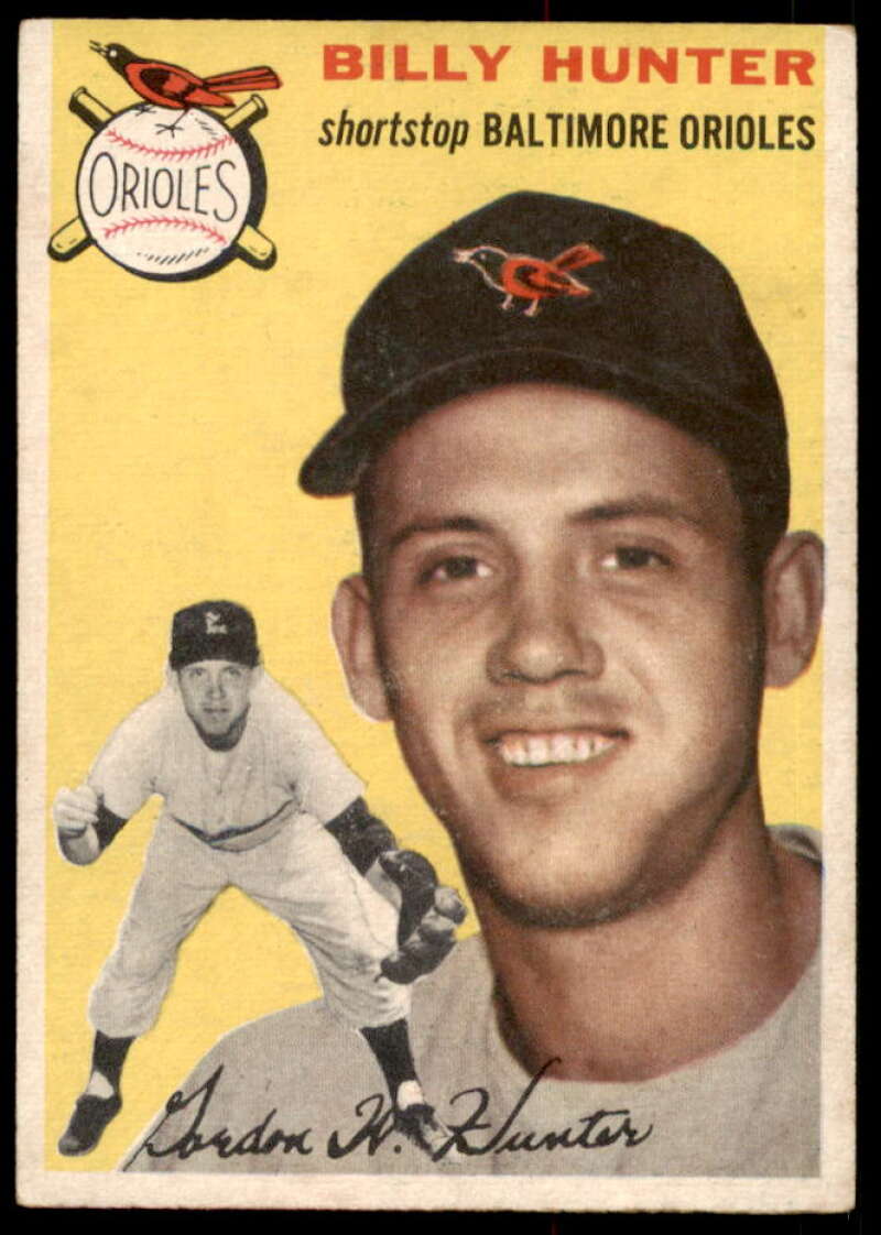 Billy Hunter Card 1954 Topps #48  Image 1