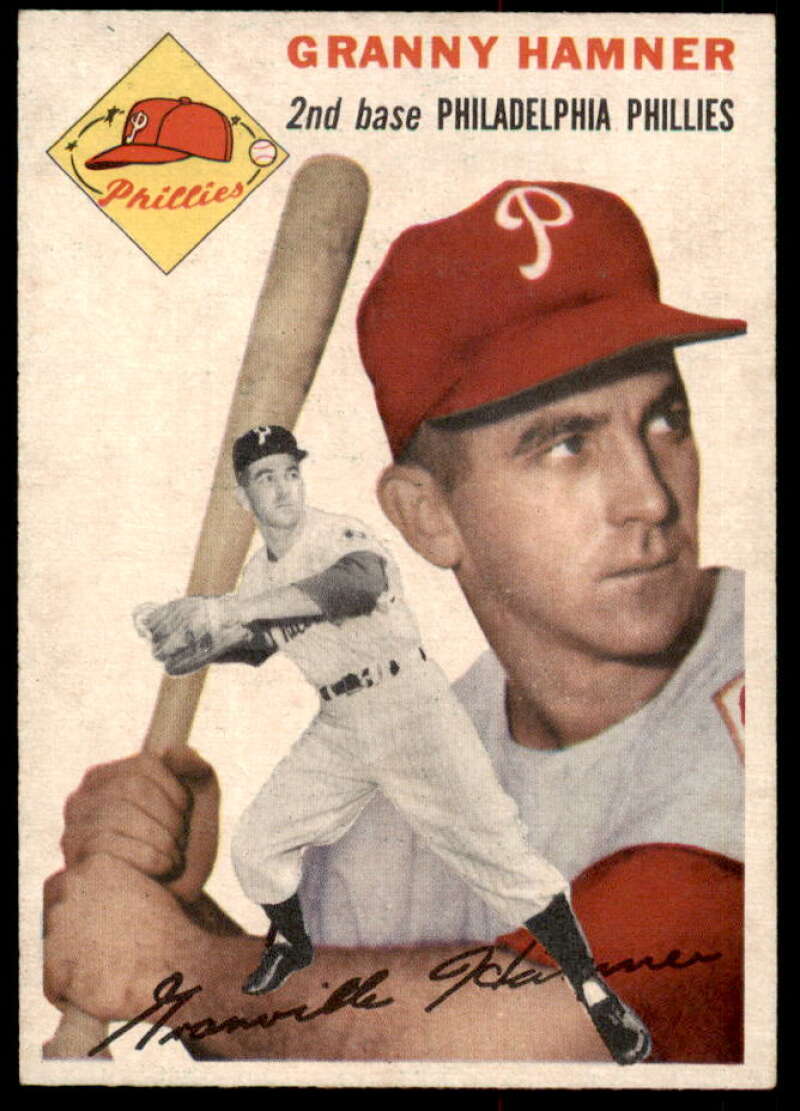 Granny Hamner Card 1954 Topps #24  Image 1