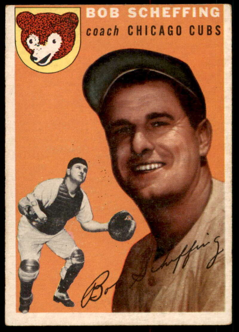 Bob Scheffing CO Card 1954 Topps #76  Image 1