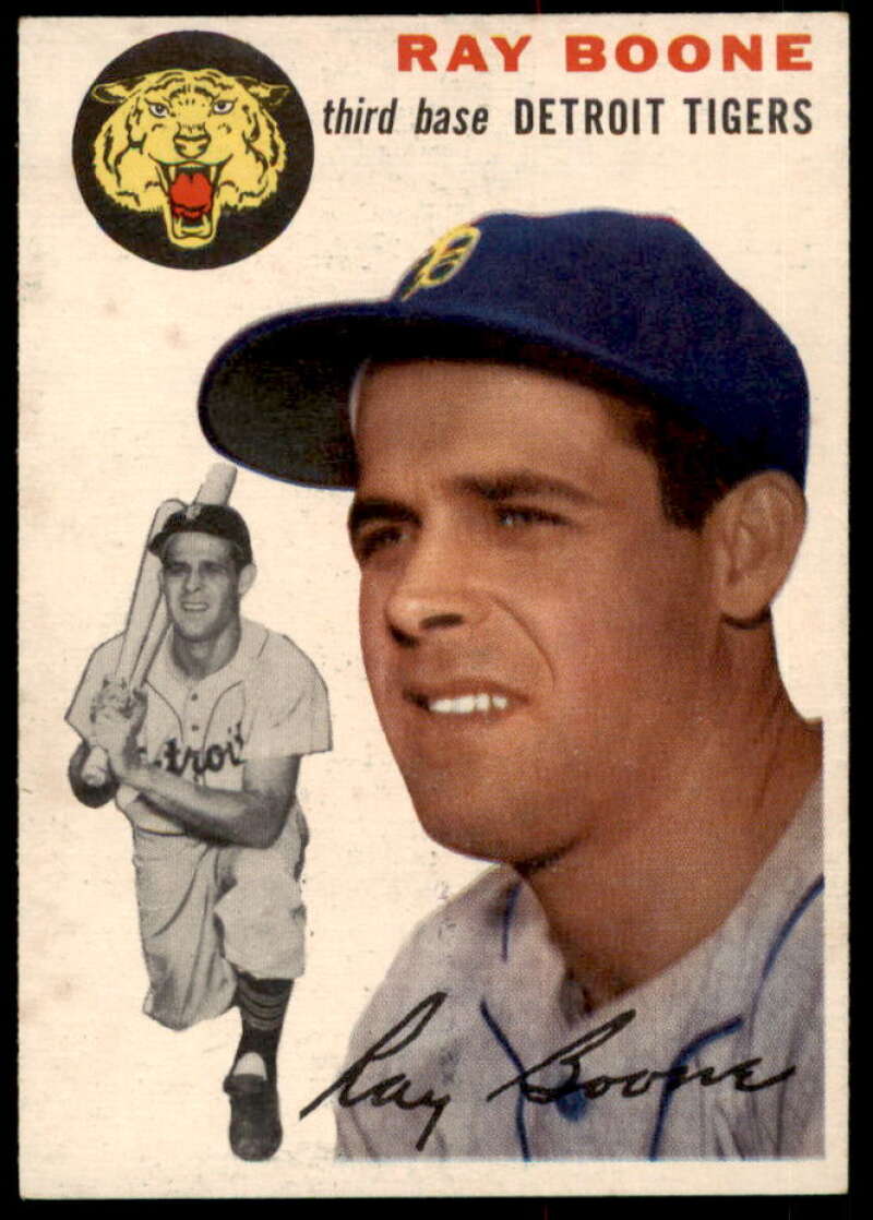 Ray Boone Card 1954 Topps #77  Image 1