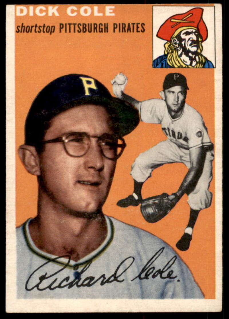 Dick Cole Rookie Card 1954 Topps #84  Image 1
