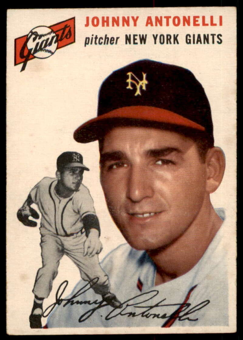 Johnny Antonelli Card 1954 Topps #119  Image 1
