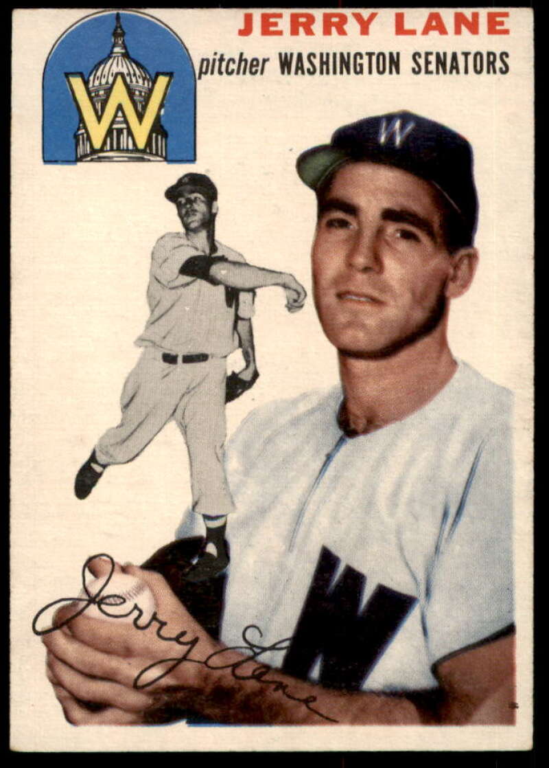 Jerry Lane Rookie Card 1954 Topps #97  Image 1