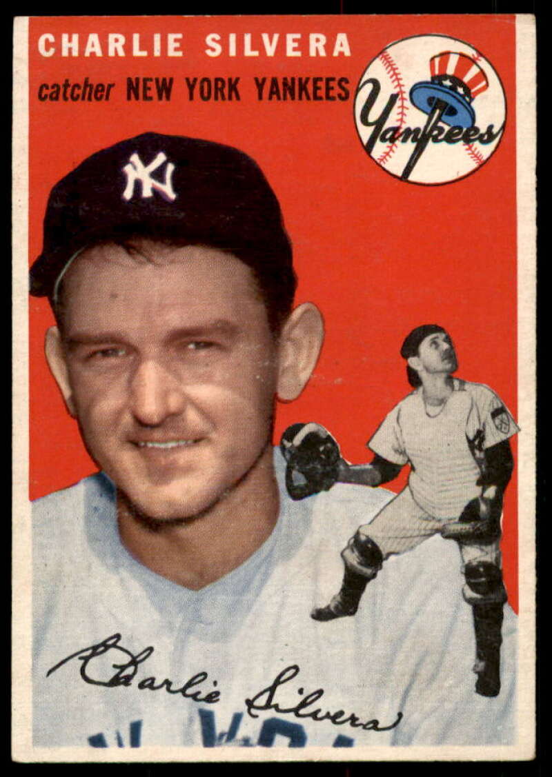 Charlie Silvera Card 1954 Topps #96  Image 1