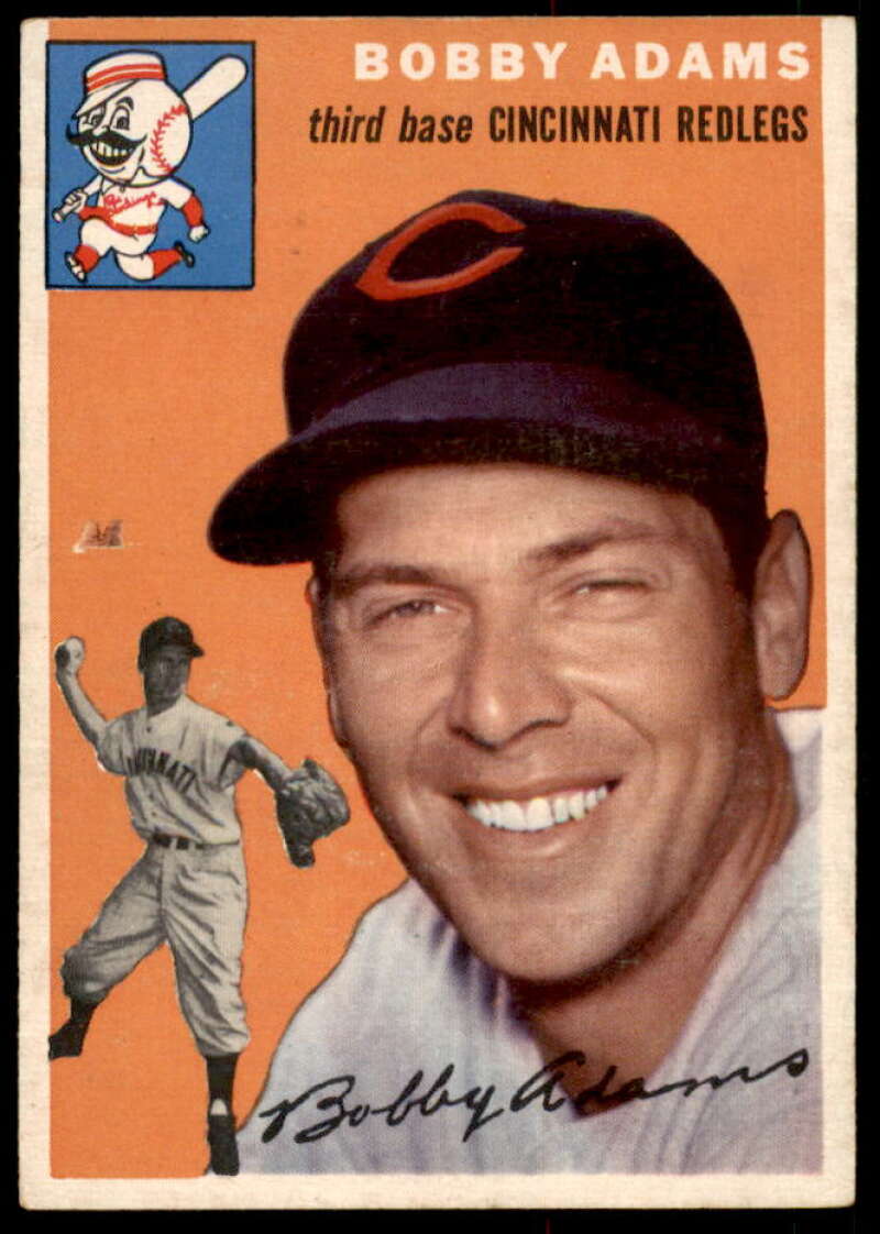 Bobby Adams Card 1954 Topps #123  Image 1