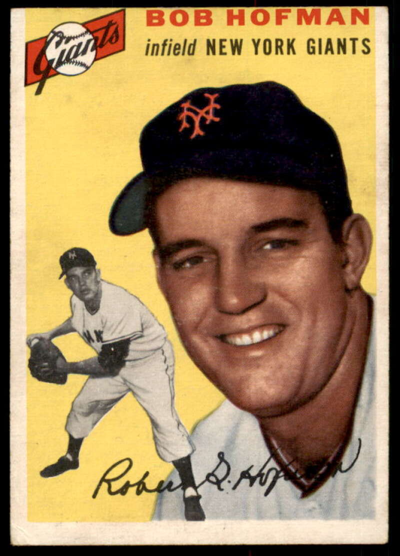 Bobby Hofman Card 1954 Topps #99  Image 1
