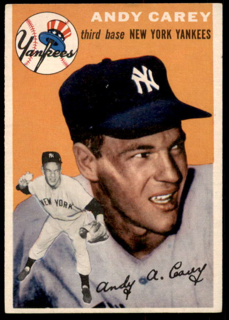 Andy Carey Card 1954 Topps #105  Image 1