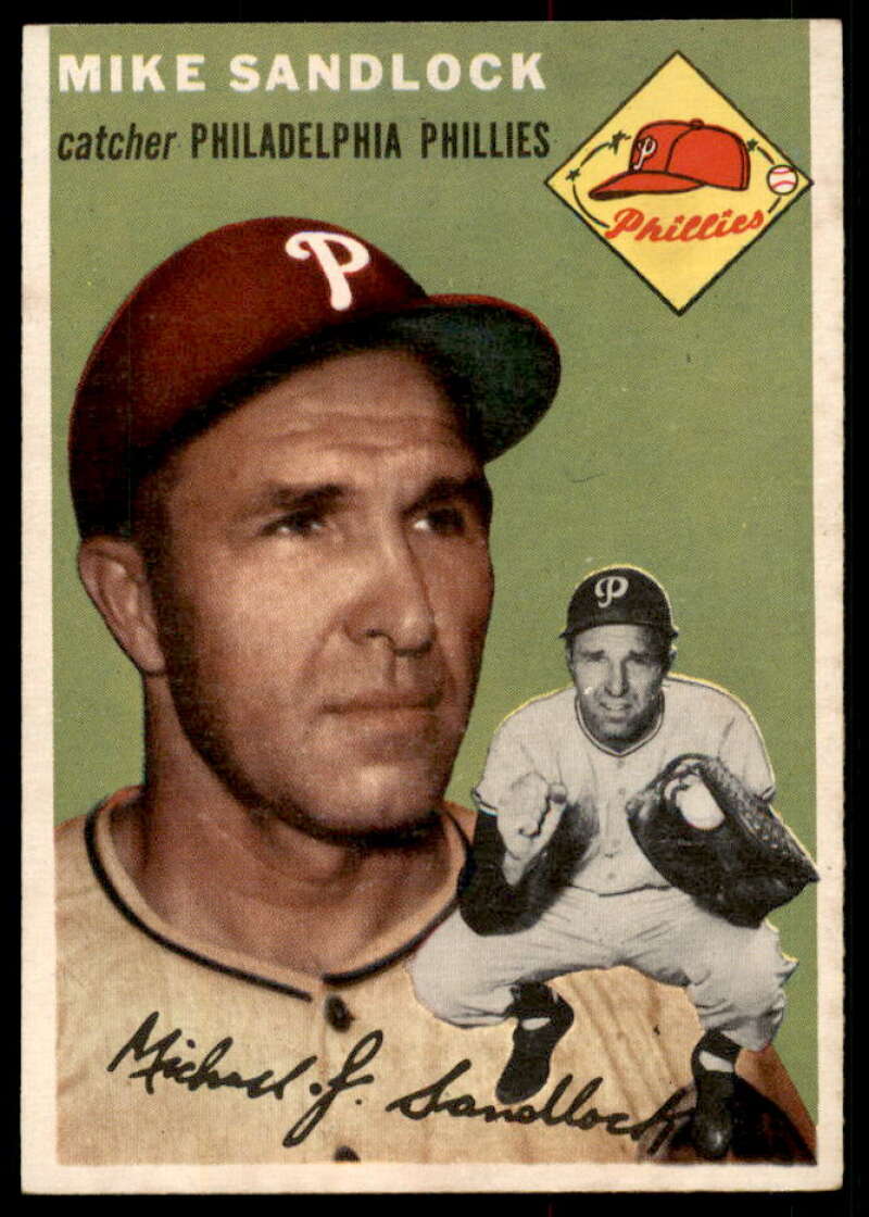 Mike Sandlock Card 1954 Topps #104  Image 1