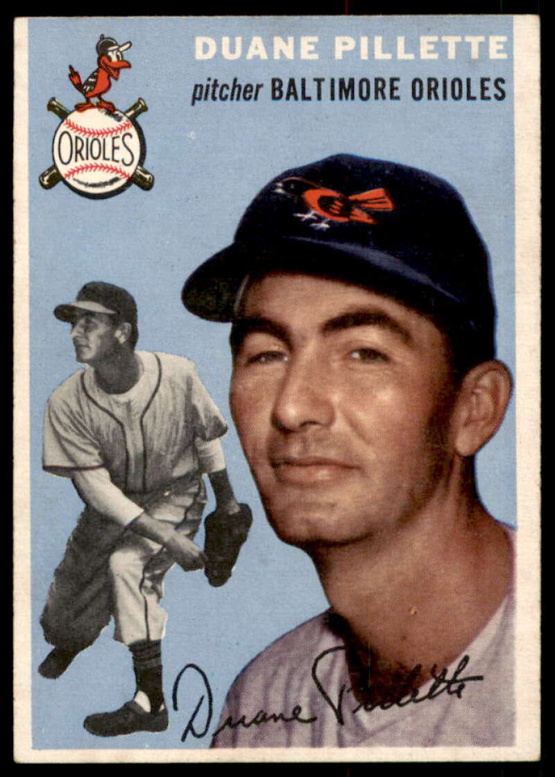 Duane Pillette Card 1954 Topps #107  Image 1