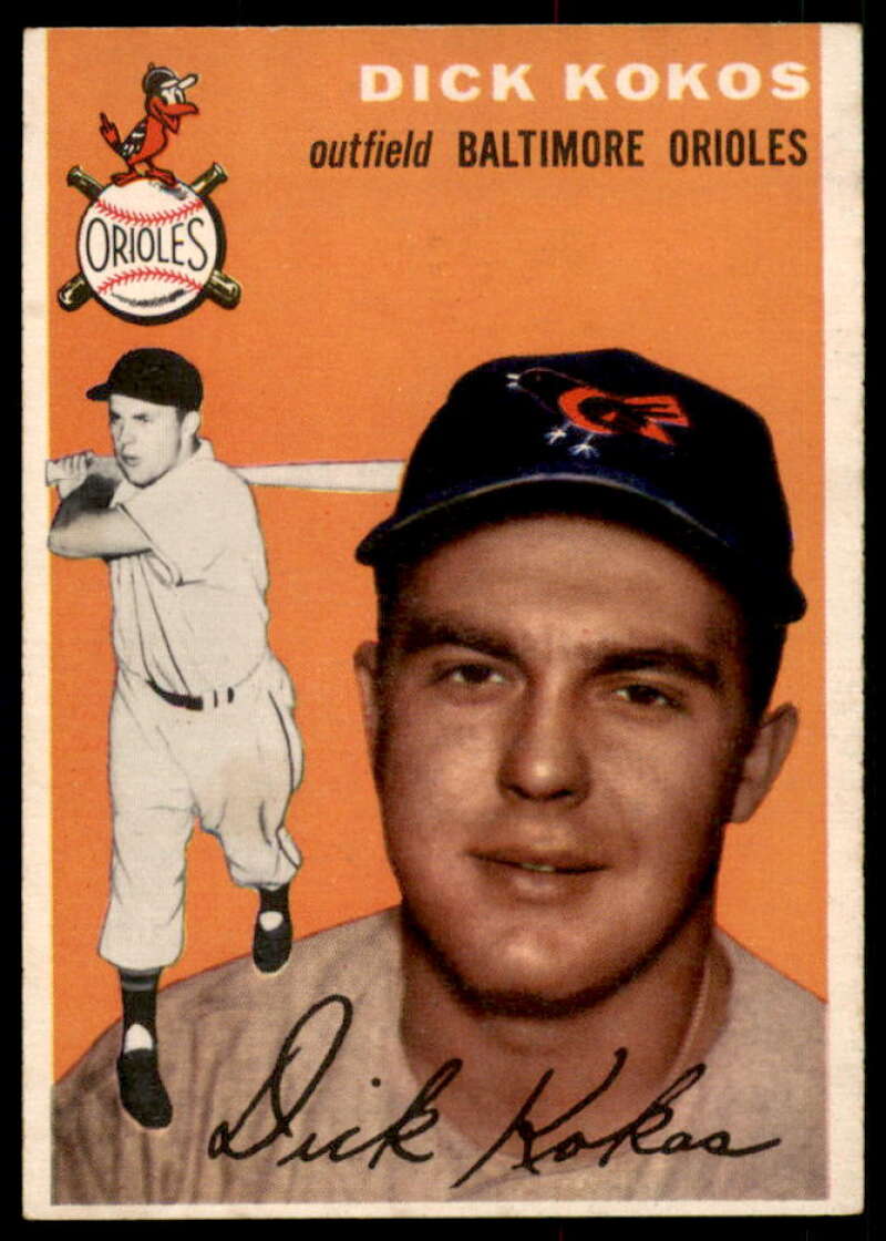 Dick Kokos Card 1954 Topps #106  Image 1