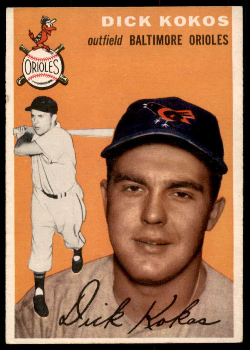 Dick Kokos Card 1954 Topps #106  Image 1
