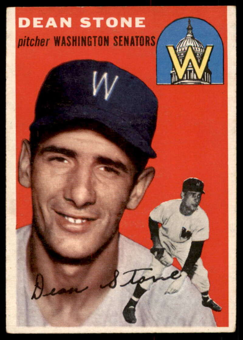 Dean Stone Rookie Card 1954 Topps #114  Image 1