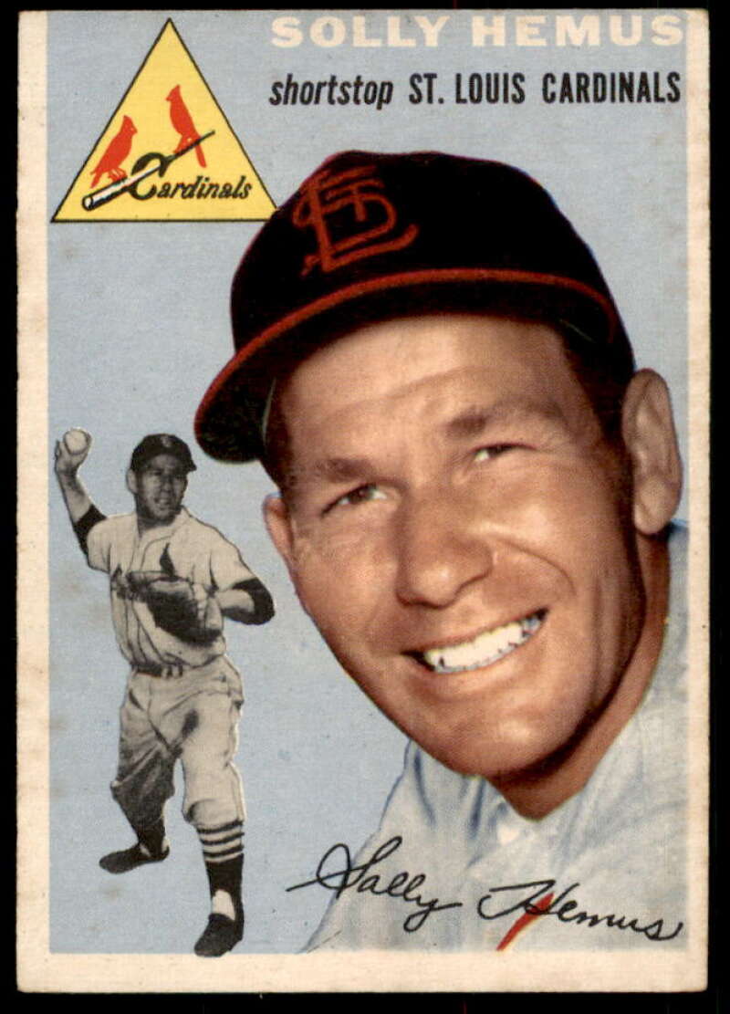 Solly Hemus Card 1954 Topps #117  Image 1
