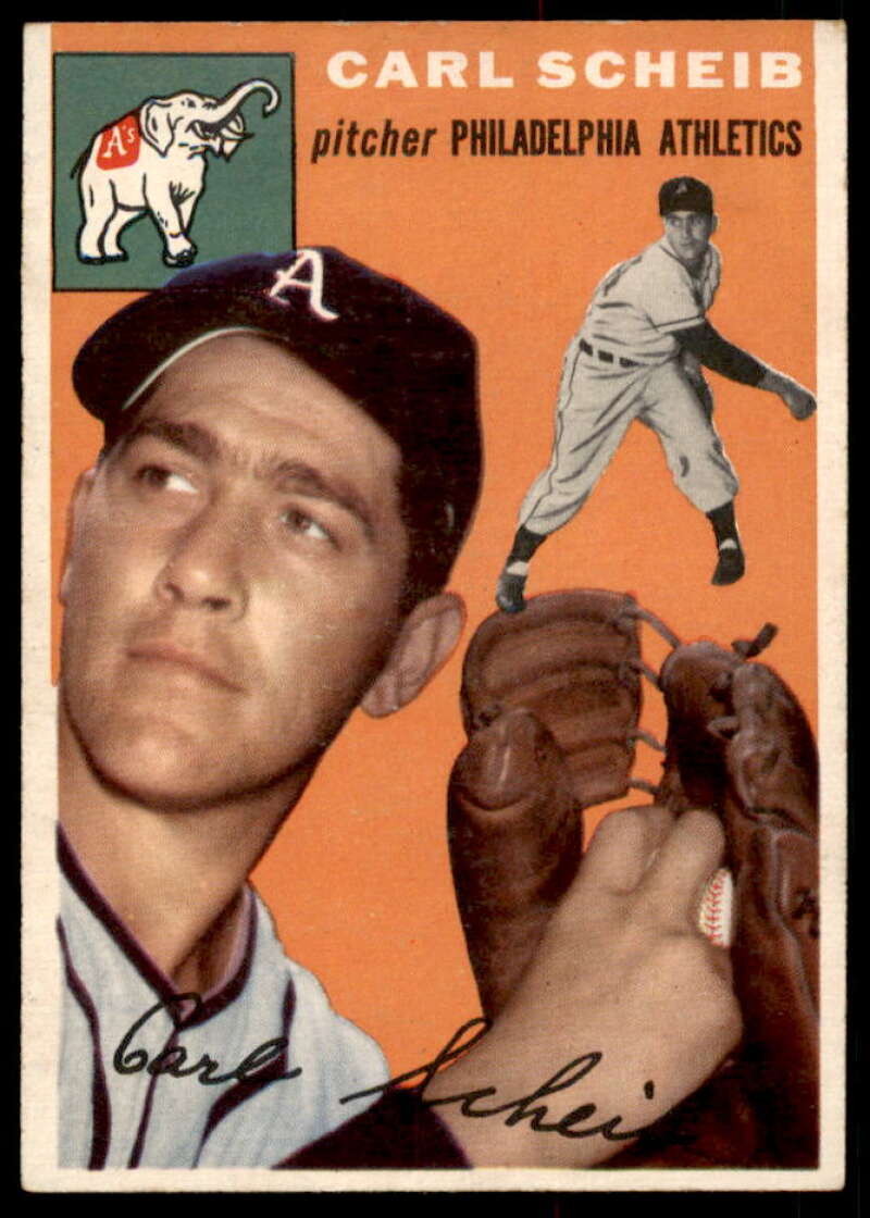 Carl Scheib Card 1954 Topps #118  Image 1