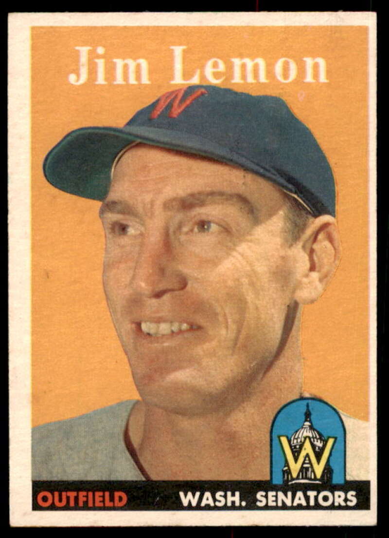Jim Lemon Card 1958 Topps #15  Image 1
