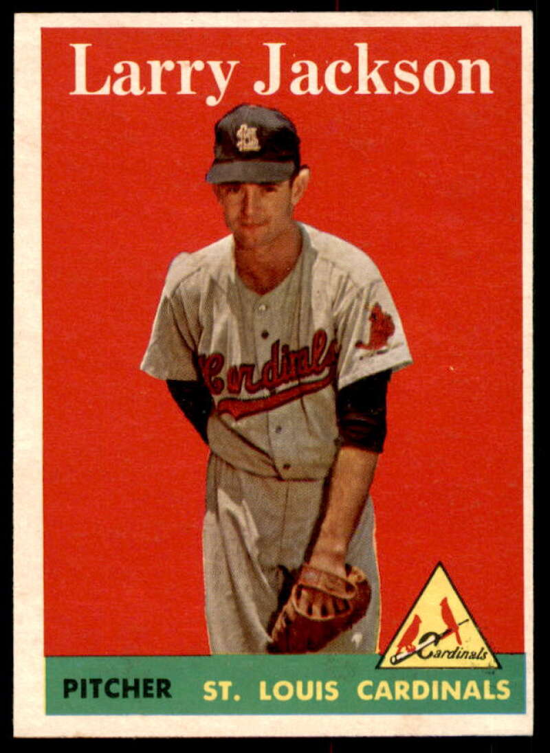 Larry Jackson Card 1958 Topps #97A  Image 1