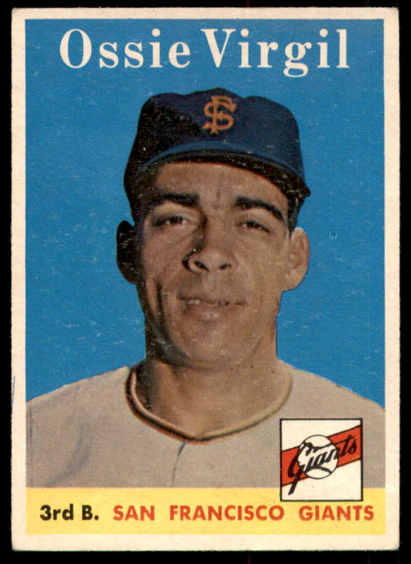 Ossie Virgil Card 1958 Topps #107  Image 1
