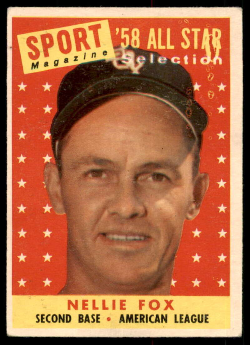 Nellie Fox AS Card 1958 Topps #479  Image 1