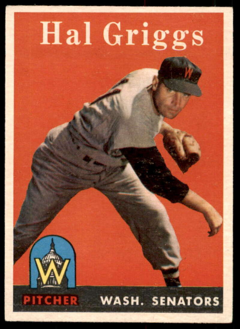 Hal Griggs Rookie Card 1958 Topps #455  Image 1