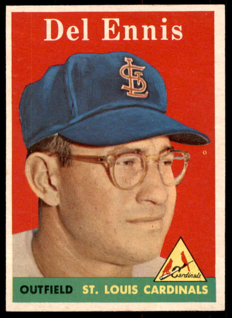 Del Ennis Card 1958 Topps #60A  Image 1