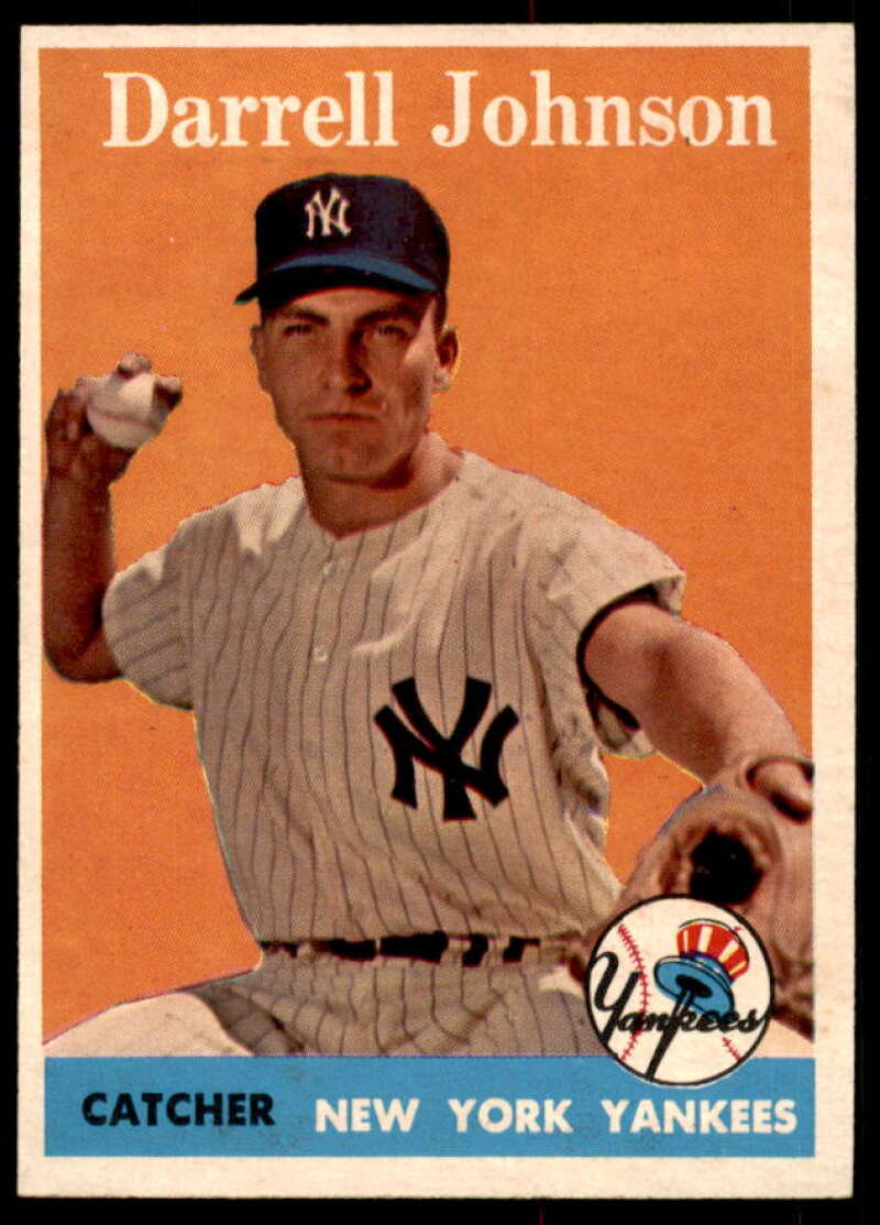 Darrell Johnson Card 1958 Topps #61A  Image 1