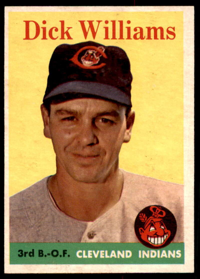 Dick Williams Card 1958 Topps #79A  Image 1
