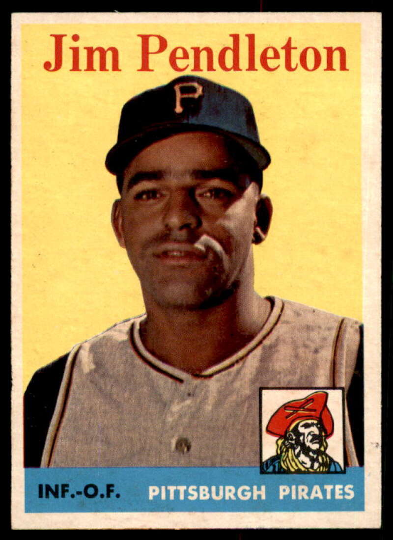 Jim Pendleton Card 1958 Topps #104  Image 1