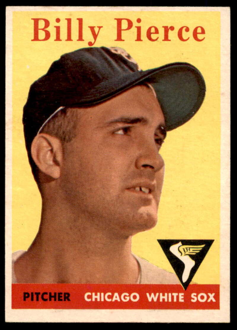 Billy Pierce Card 1958 Topps #50A  Image 1