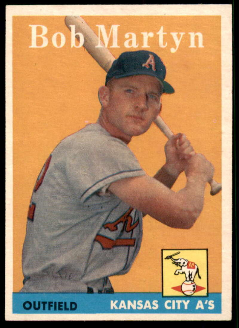 Bob Martyn Rookie Card 1958 Topps #39  Image 1