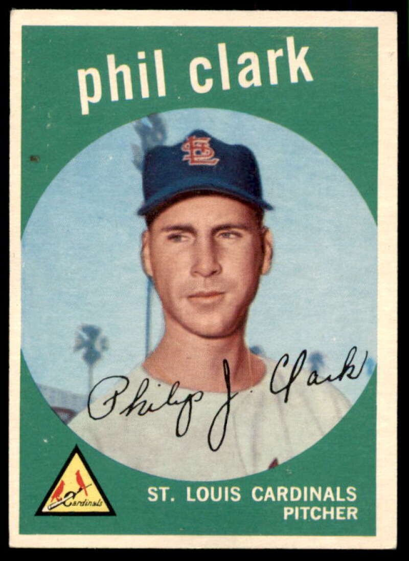 Phil Clark Card 1959 Topps #454  Image 1