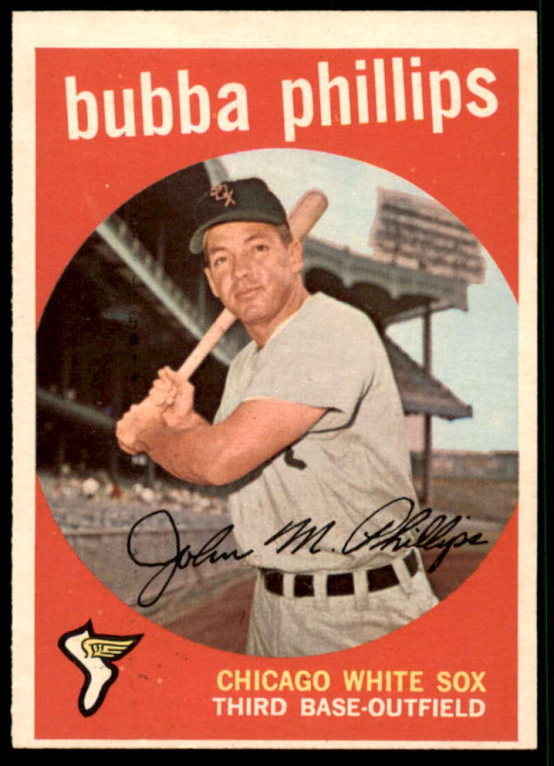 Bubba Phillips Card 1959 Topps #187  Image 1