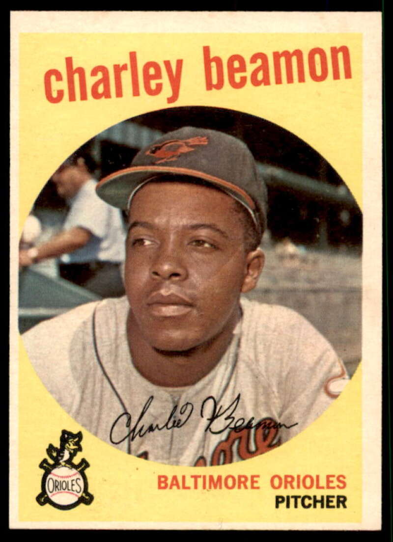 Charlie Beamon Rookie Card 1959 Topps #192  Image 1