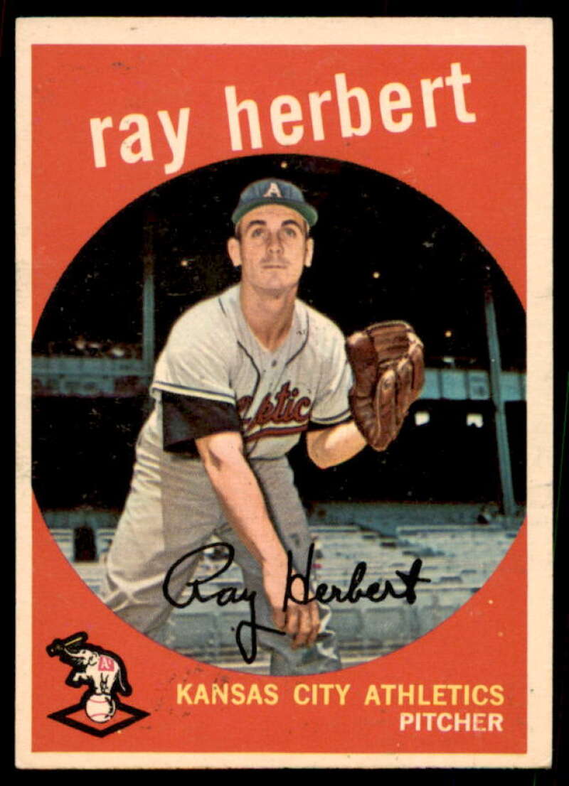 Ray Herbert Card 1959 Topps #154  Image 1