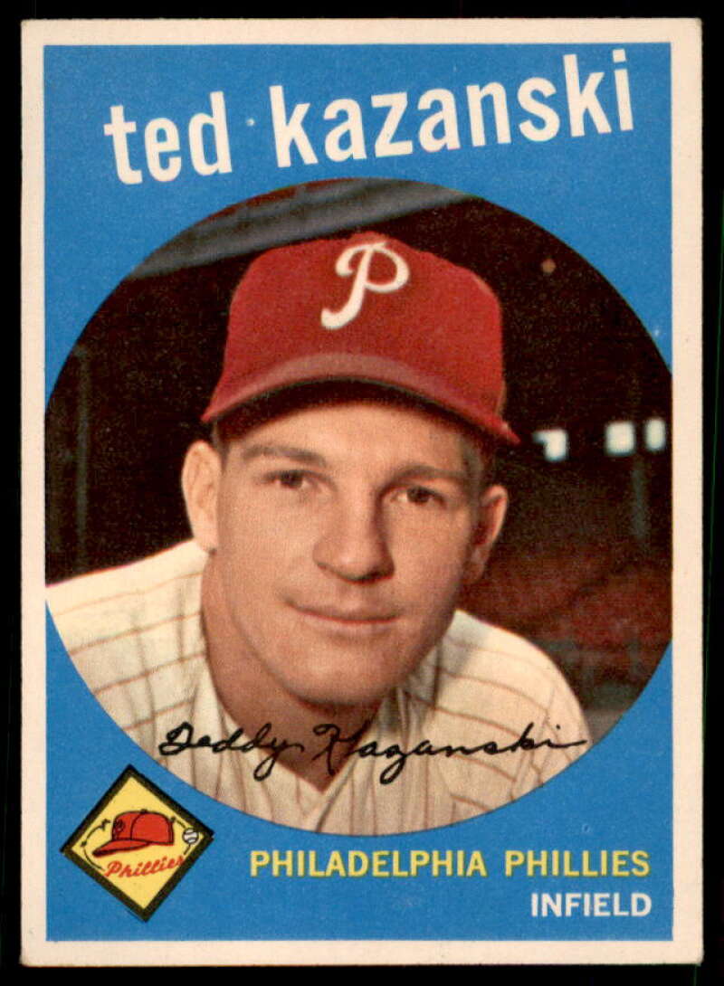 Ted Kazanski Card 1959 Topps #99  Image 1