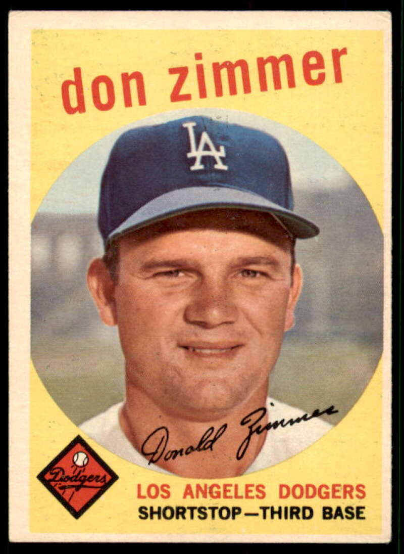 Don Zimmer Card 1959 Topps #287  Image 1