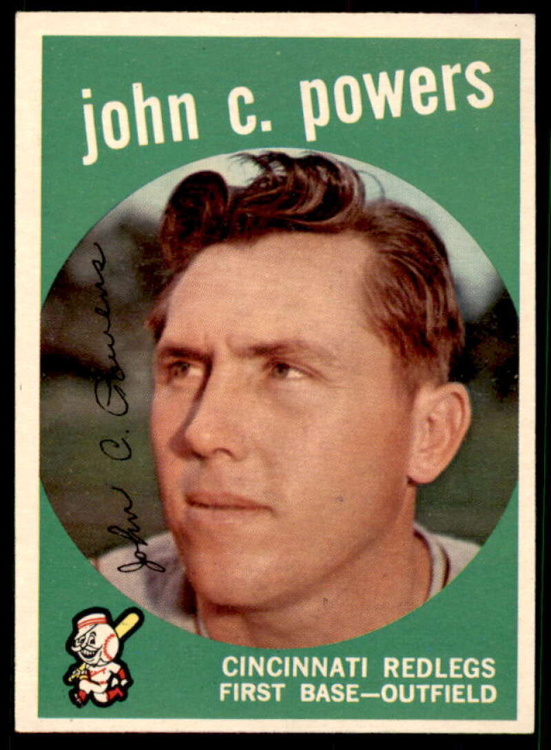 John Powers Card 1959 Topps #489  Image 1