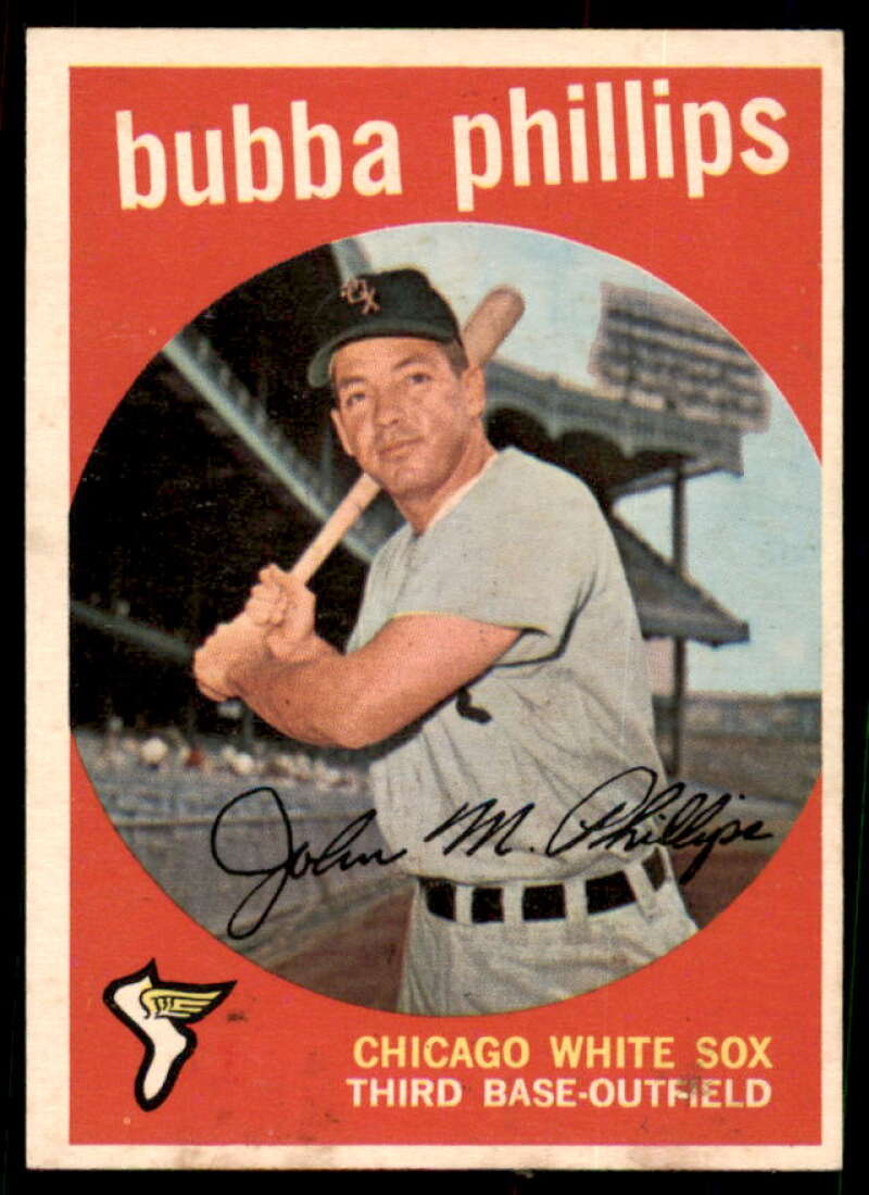 Bubba Phillips Card 1959 Topps #187  Image 1