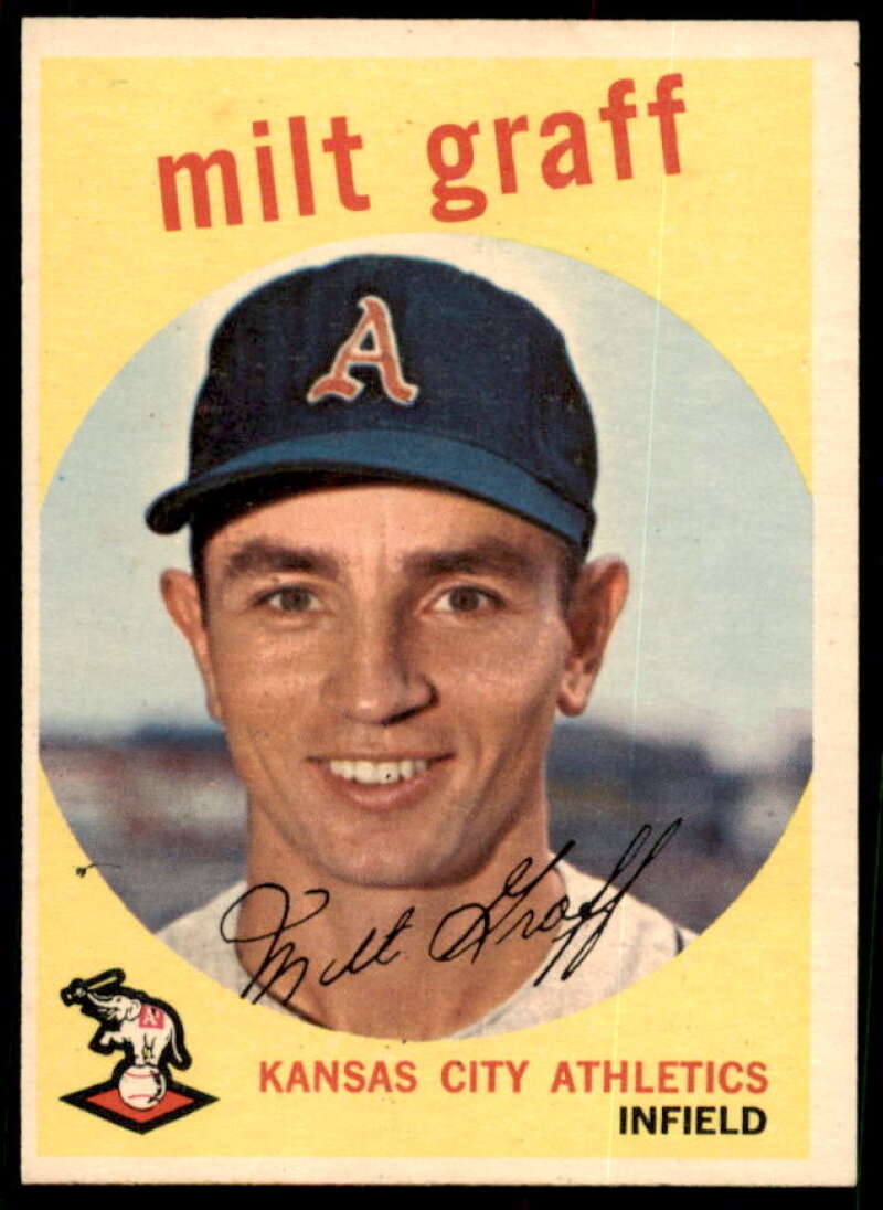 Milt Graff Card 1959 Topps #182  Image 1