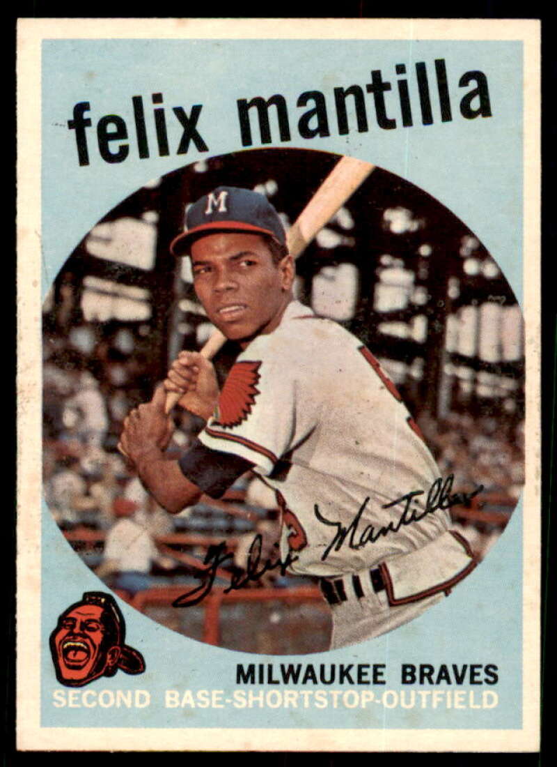 Felix Mantilla Card 1959 Topps #157  Image 1