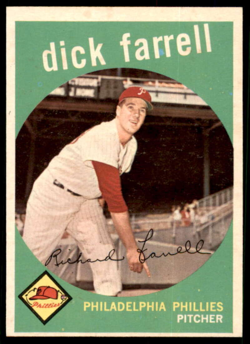 Dick Farrell Card 1959 Topps #175  Image 1