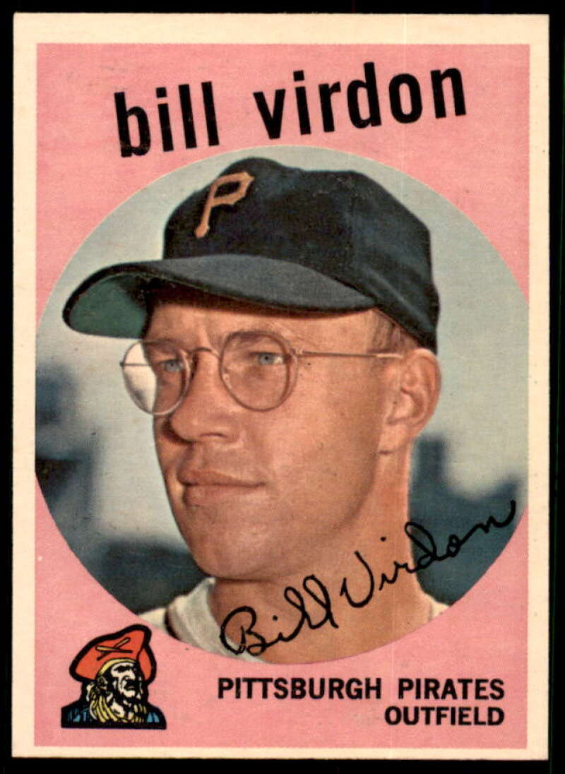 Bill Virdon Card 1959 Topps #190  Image 1