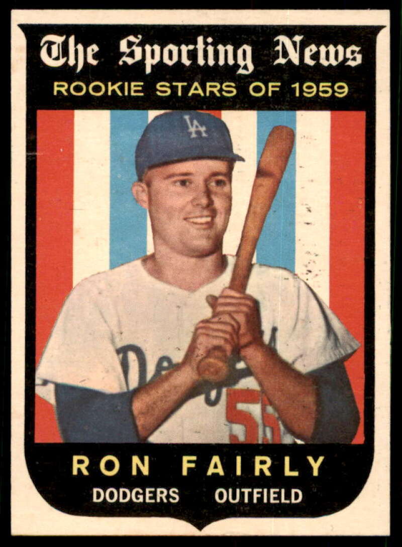 Ron Fairly RS Rookie Card 1959 Topps #125  Image 1