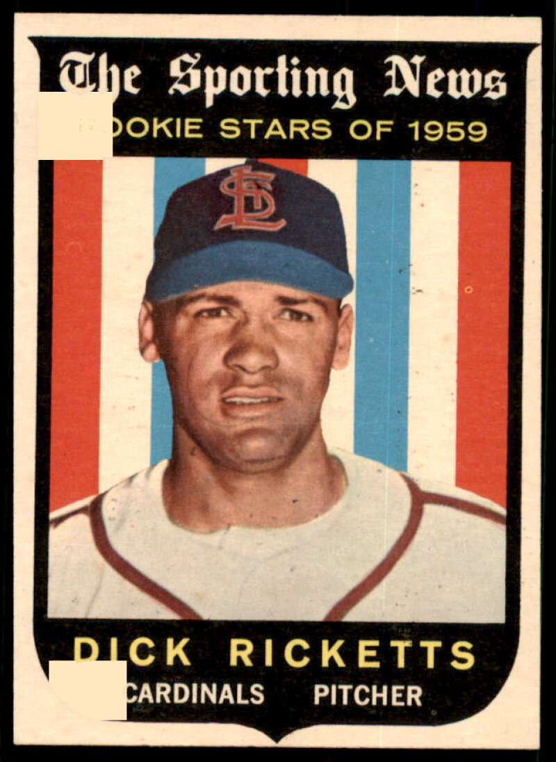 Dick Ricketts RS Rookie Card 1959 Topps #137  Image 1