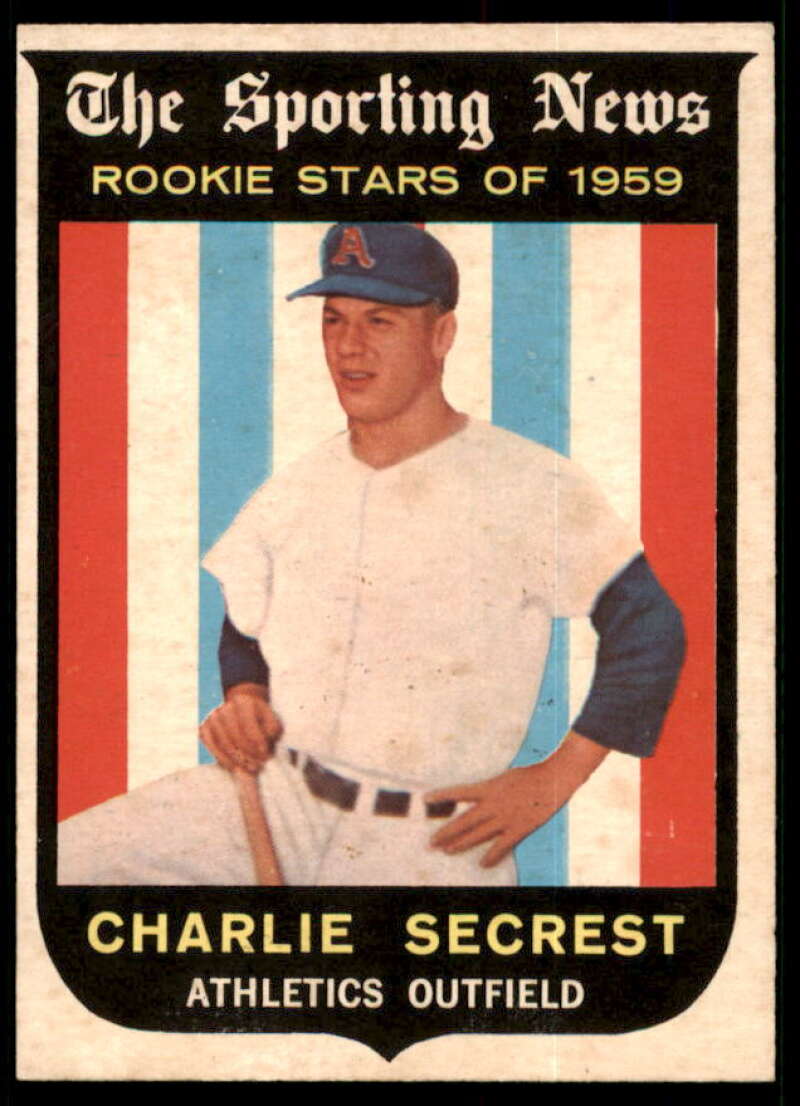 Charlie Secrest RS Rookie Card 1959 Topps #140  Image 1