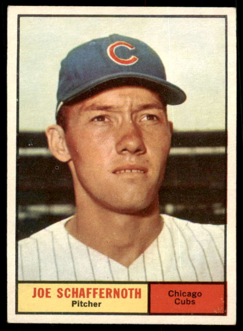 Joe Schaffernoth Rookie Card 1961 Topps #58  Image 1